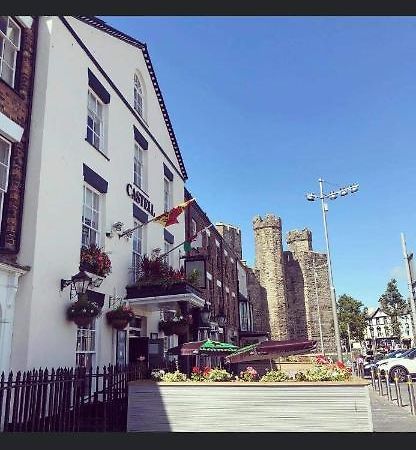 Hotel Y Castell Caernarfon Esterno foto